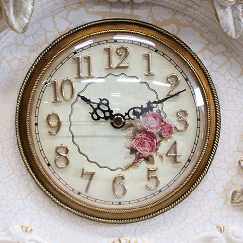 ロココローズ コンソールクロック(置時計)｜姫系インテリア 雑貨