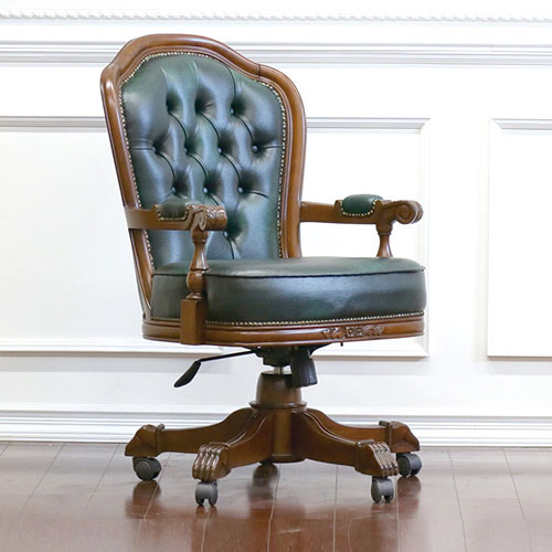 プレジデントチェア 昇降式 Manonrococo マノンロココ クラシック家具 おしゃれ家具通販 Y Kagu 輸入家具屋さん