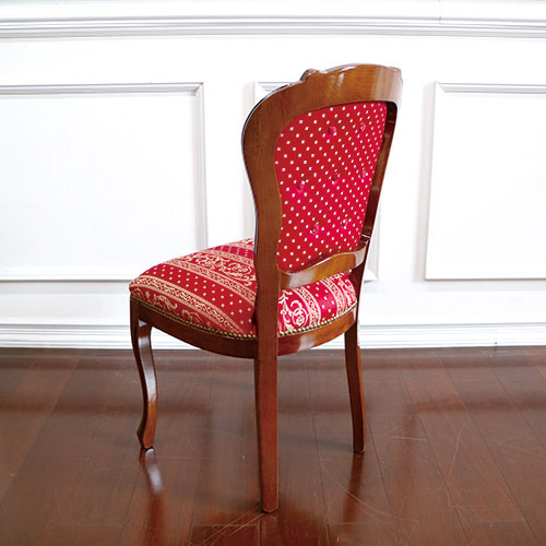 輸入家具 イタリア製：リーフクラシックダイニングセット5P(ドット