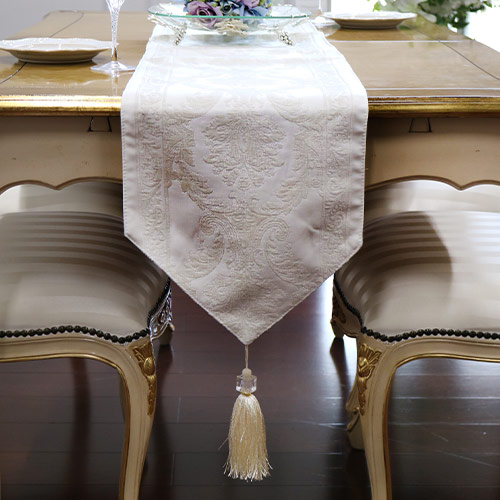 エレガントで豪華 クラシック レーステーブルクロス 結婚式のために