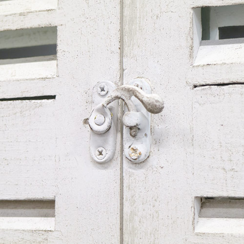 大特価】シャビーシック アンティークウィンドウミラー(スクエア