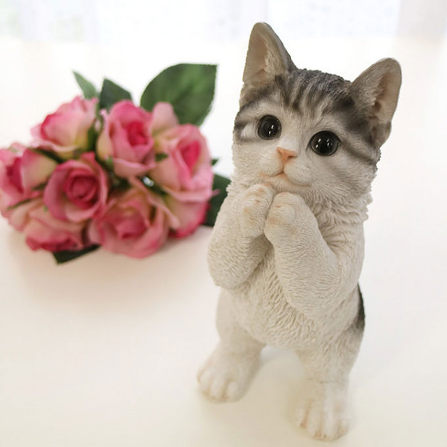 ガーデニング雑貨,置物,オーナメント,猫,動物