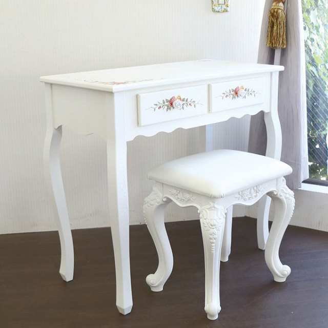 姫家具,姫系,ロココ調,スツール