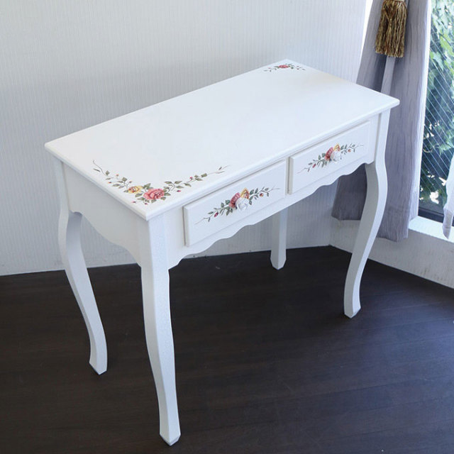 姫家具,姫系,ロココ調,デスク,机,コンソール