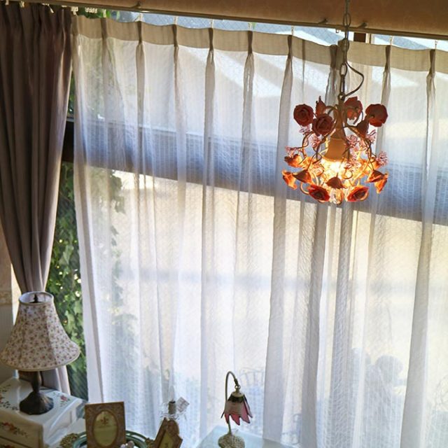 シャンデリア｜プリンセスローズ シャンデリア 1灯｜おしゃれ