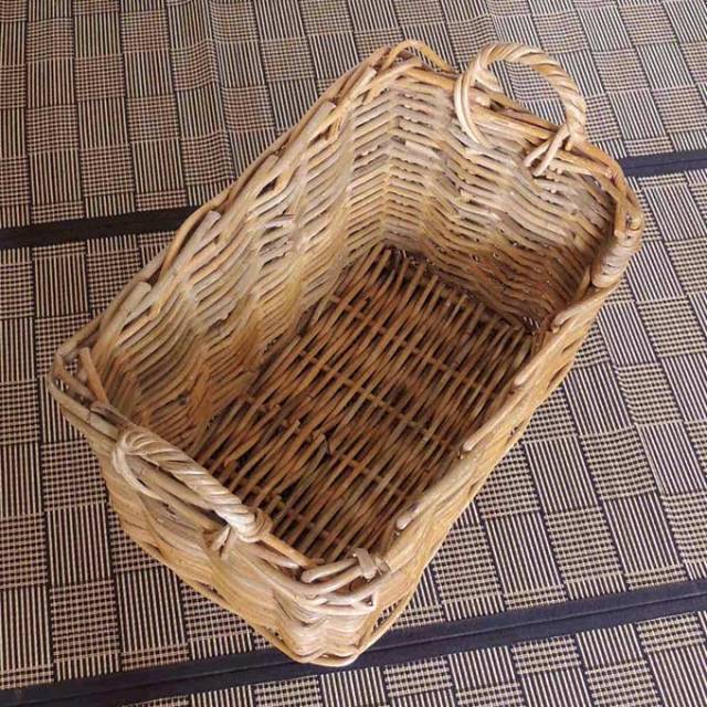 籐,ラタン,収納,かご,バスケット