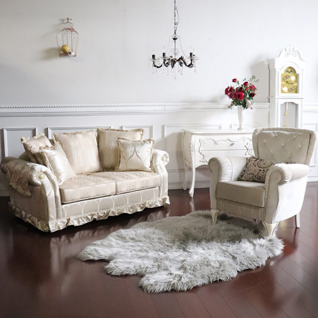 輸入家具 海外インテリア 1Pソファ ナチュラル 一人掛け おしゃれ  