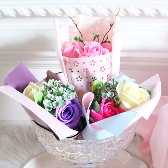 ソープフラワーブーケ 石鹸の花束｜おしゃれなインテリア通販【輸入