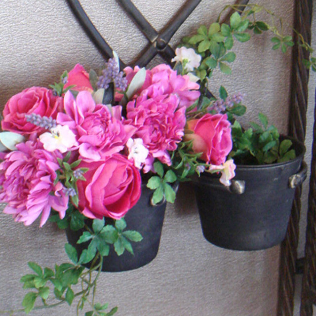 レトロ＆アンティーク 壁掛けプランター｜おしゃれインテリア 家具通販