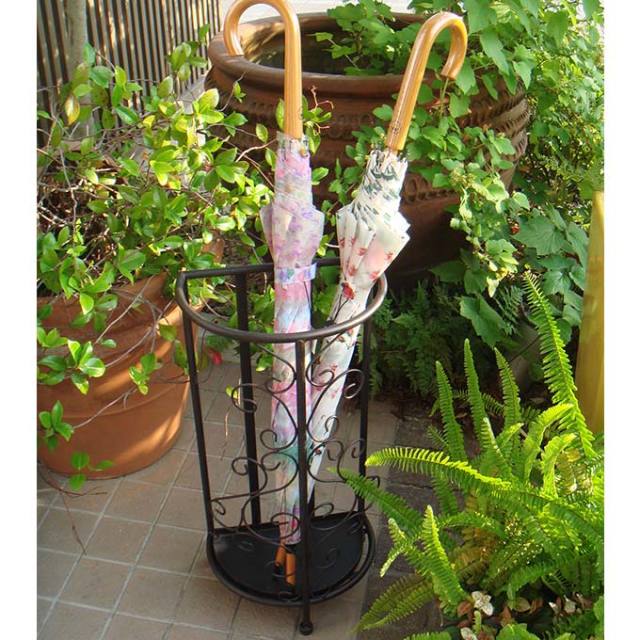 傘立て,アイアン,玄関,半円