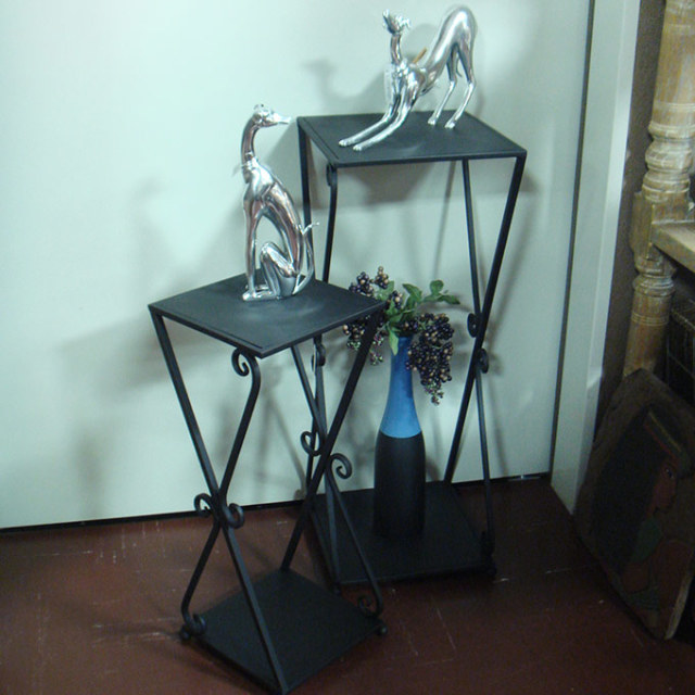 アンティーク調 プラントスタンド 花台 2個セット｜おしゃれな