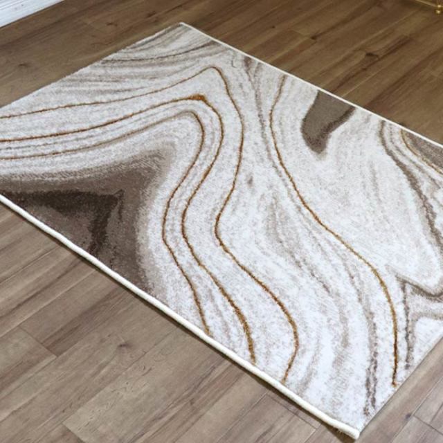 ラグ,マット,ラグマット,玄関マット,インテリアマット,室内,屋内,長方形,120×80cm,洗える,ゴールド,ゴールドライン1