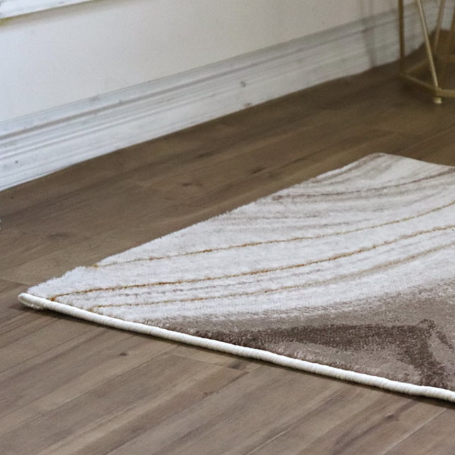 ラグ,マット,ラグマット,玄関マット,インテリアマット,室内,屋内,長方形,120×80cm,洗える,ゴールド,ゴールドライン1