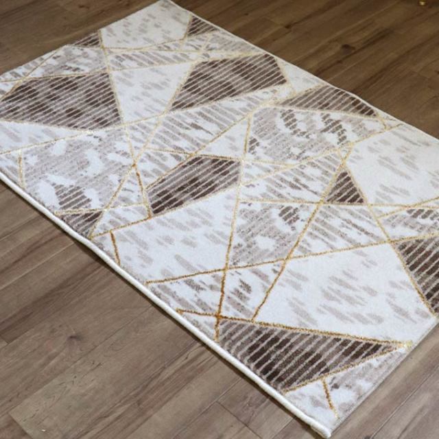 ラグ,マット,ラグマット,玄関マット,インテリアマット,室内,屋内,長方形,120×80cm,洗える,ゴールド,ゴールドライン2
