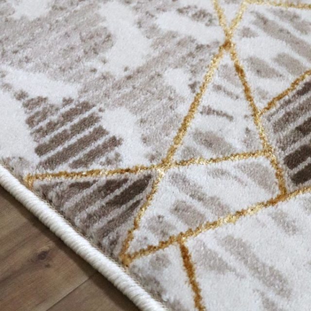 ラグ,マット,ラグマット,玄関マット,インテリアマット,室内,屋内,長方形,120×80cm,洗える,ゴールド,ゴールドライン2