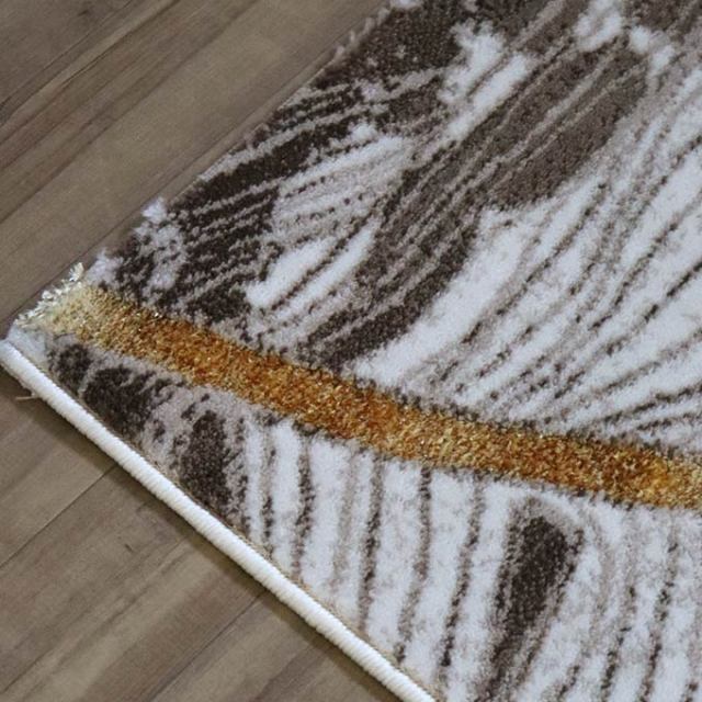 ラグマット,230×160cm,長方形,ゴールドリーフ