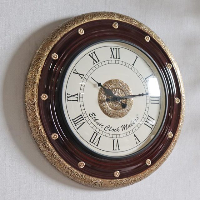 インドのウォールクロック1(壁掛け時計)｜おしゃれインテリア通販 YKAGU【輸入家具屋さん】