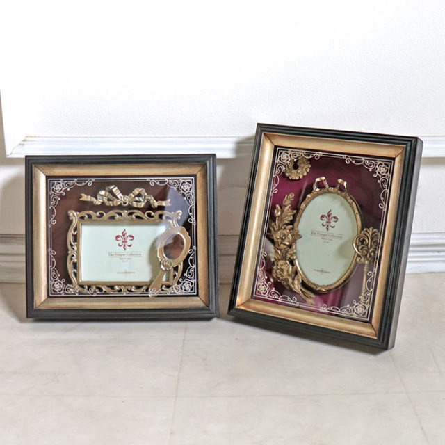 フォトフレーム,ゴールド,ロココ,姫系,写真立て,壁掛け,壁飾り,フォト,写真,インテリア雑貨,アンティーク