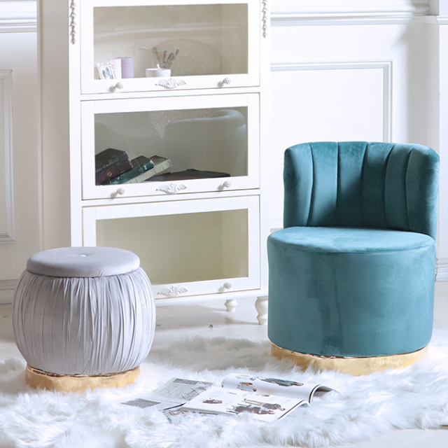 スツール,収納付き,一人用,マカロン,グレー