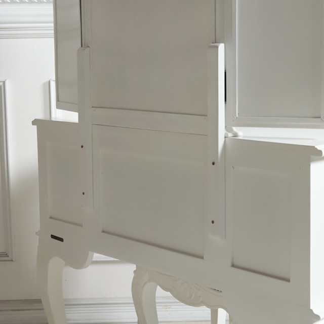 ドレッサー,三面鏡,化粧台,ホワイト,木製