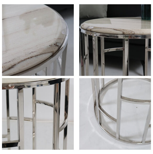 テーブル,サイドテーブル,大理石,円形,モダン,シンプル