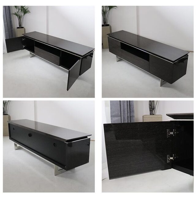 テレビボード,収納,幅180cm,スモークオーク,モダン