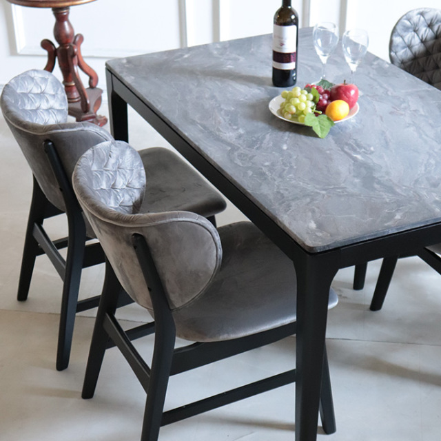 ダイニングセット,4人掛け,フレンチ,ブラック