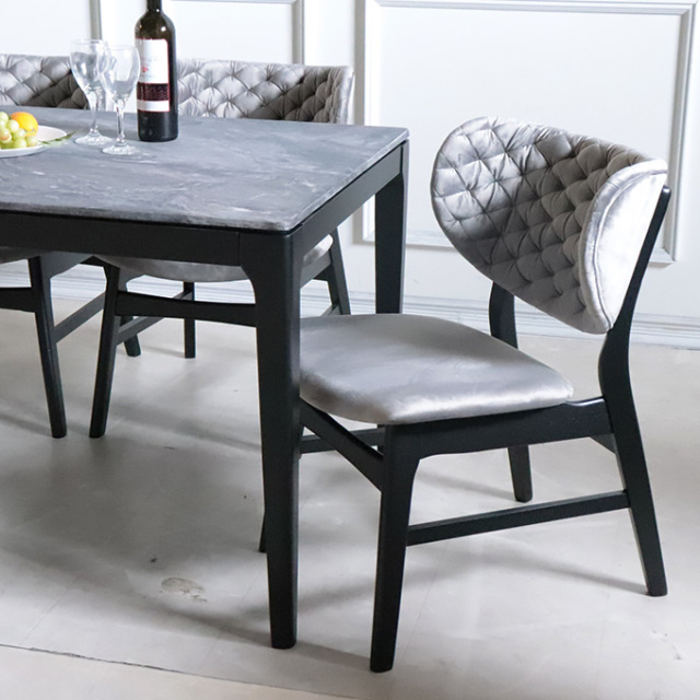 ダイニングセット,4人掛け,フレンチ,ブラック