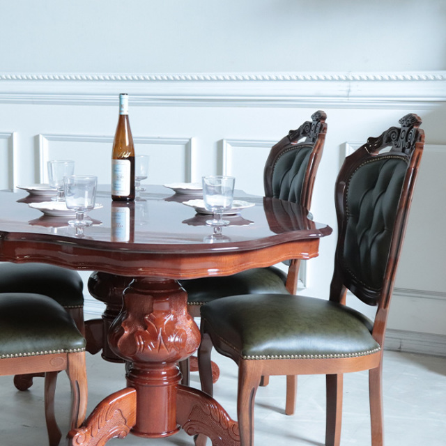 ダイニングセット,4人掛け,イタリア製,レザー