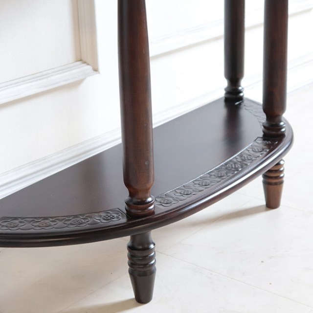 コンソール,棚,収納,スリム,アジアン,ブラウン