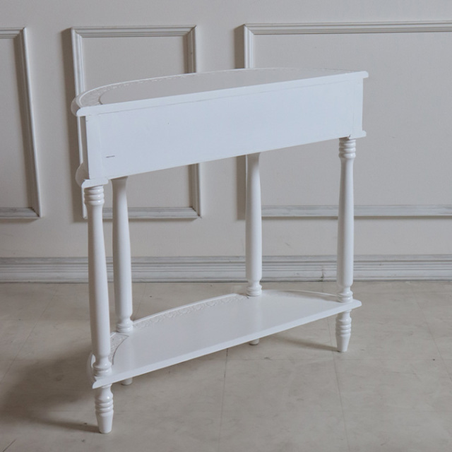 コンソール,棚,収納,スリム,アジアン,ホワイト