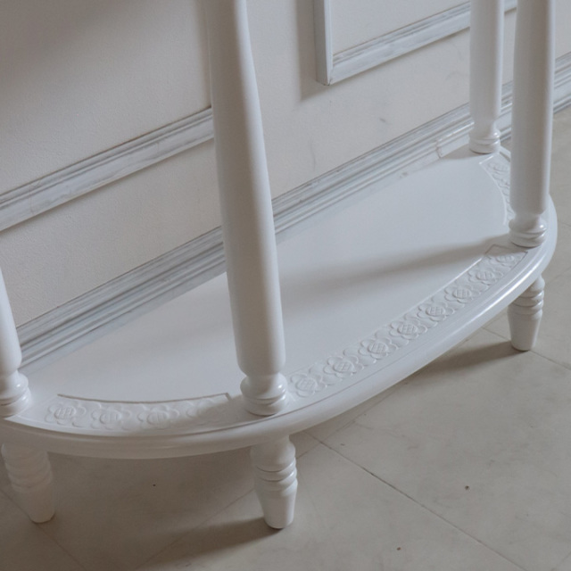 コンソール,棚,収納,スリム,アジアン,ホワイト