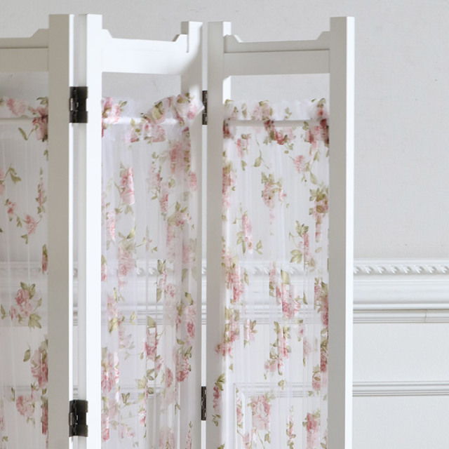 間仕切り,パーテーション,3連,ローズ