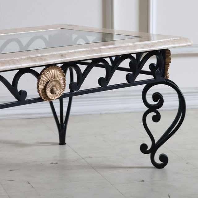 センターテーブル,大理石,幅110cm,アイボリー,ベージュ