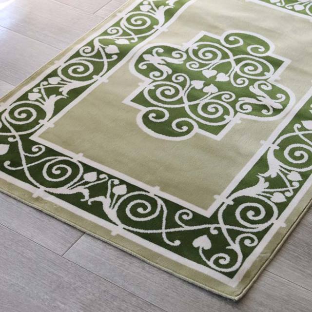 聖林公司 ラグマット + 玄関マット インディゴストライプ ラグセット