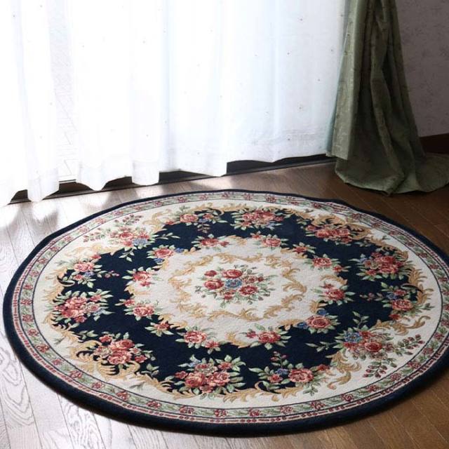 ラグマット,ゴブラン織り,ラウンド,Φ120cm
