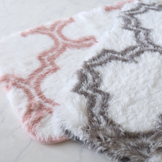バスマット,お風呂マット,ふわふわ,モロッカン