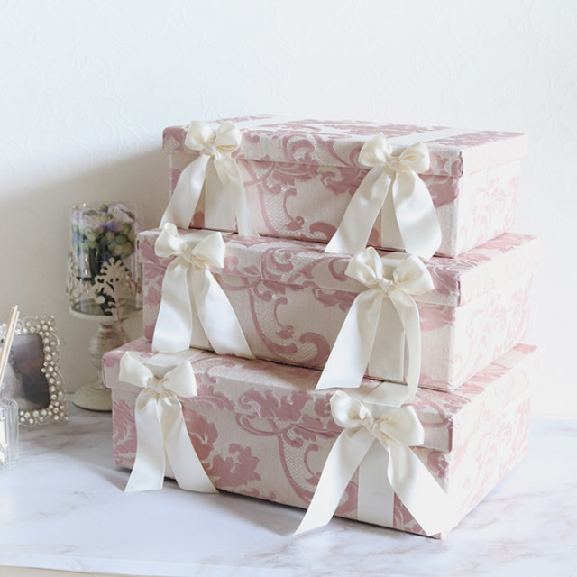 ボックス,3点セット,収納,箱,小物入れ,ピンク,おしゃれ,ヨーロピアン,ジェニファーテイラー,Jennifer Taylor,Leone