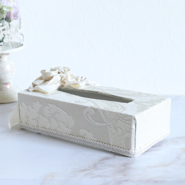 ジェニファーテイラー ティッシュBOX Leone-WH｜おしゃれインテリア