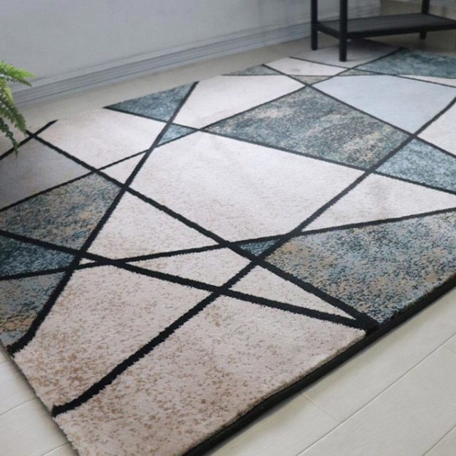 ラグ,マット,ラグマット,玄関マット,長方形,150×100cm,洗える,オールシーズン,おしゃれ,トルコ製,高級,モダン,BISTA