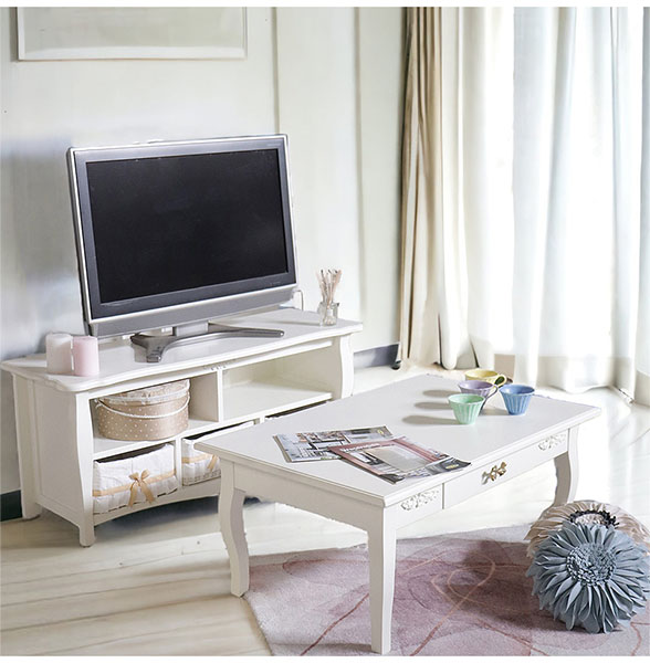 姫系家具,輸入家具,白家具,ロマプリ,センターテーブル,ローテーブル,プリンセスインテリア-5