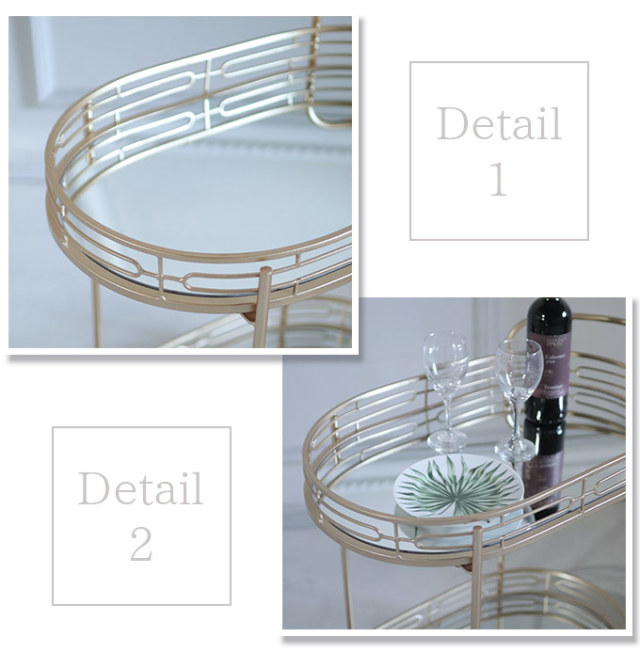 キッチンワゴン,キャスター付き,キッチン,ワゴン,2段,おしゃれ,アンティーク調,ヨーロピアン,Lサイズ