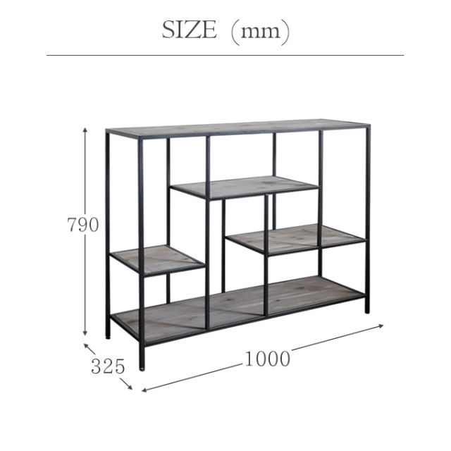 ラック,シェルフ,収納,幅100cm,おしゃれ,オープンラック,アイアン,ヴィンテージ調,男前インテリア,インダストリアル