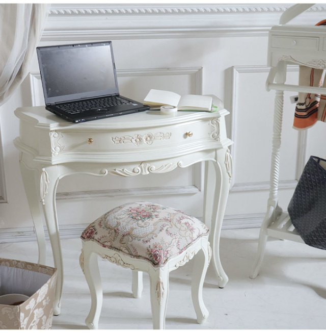 ドレッサー,デスク,姫家具,アンティーク,ホワイト