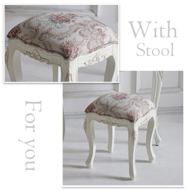 ドレッサー,デスク,姫家具,アンティーク,ホワイト