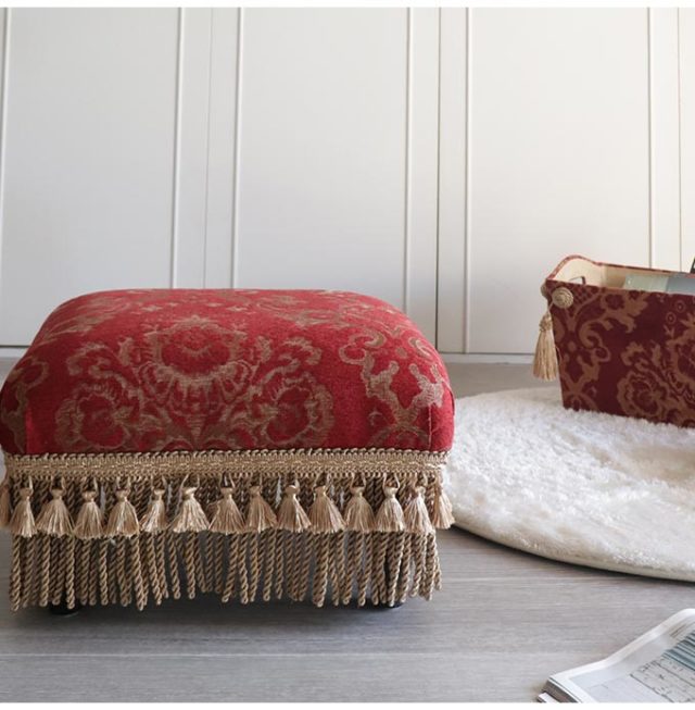 フットスツール,イス,椅子,チェア,ロココ調,姫系,姫家具,おしゃれ,ヨーロピアン,ジェニファーテイラー,Bacara