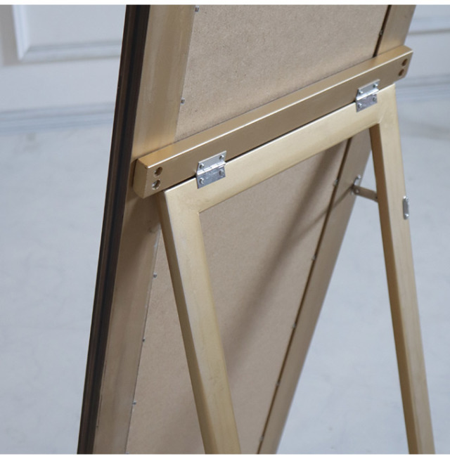 スタンドミラー,姿見,鏡,ミラー,全身鏡,全身ミラー,幅40cm,スリム,アンティーク調,フレンチ,おしゃれ,ゴールド