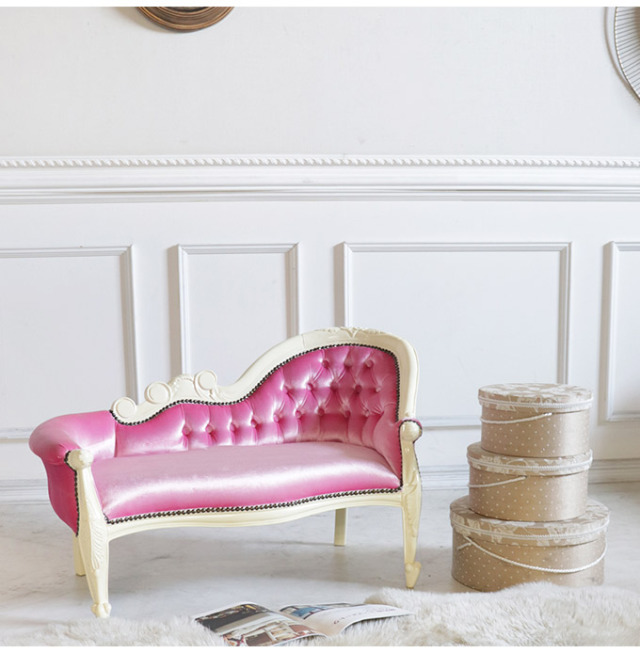 キッズソファ,こども,ソファ,ペット,カウチソファ,子供用,ピンク,ベロア,アイボリー,ベネシア