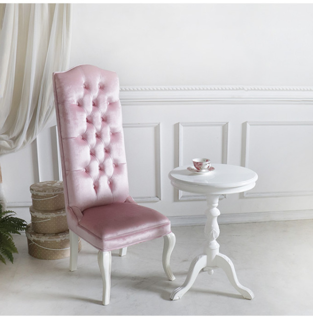 チェア,ハイバック,椅子,イス,1人掛け,1人用,デザインチェア,1Pソファ,ロココ調,マノンロココ