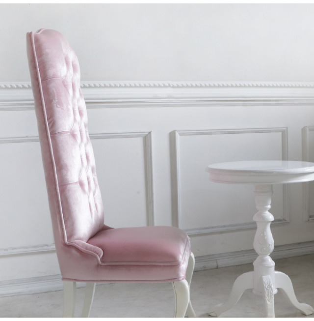 チェア,ハイバック,椅子,イス,1人掛け,1人用,デザインチェア,1Pソファ,ロココ調,マノンロココ